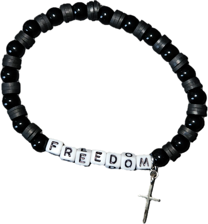Godly bracelets with dangle cross ✝️