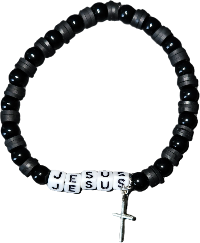 Godly bracelets with dangle cross ✝️