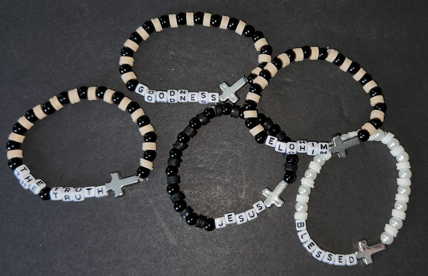 Godly Inspired Bracelets with Cross ✝️