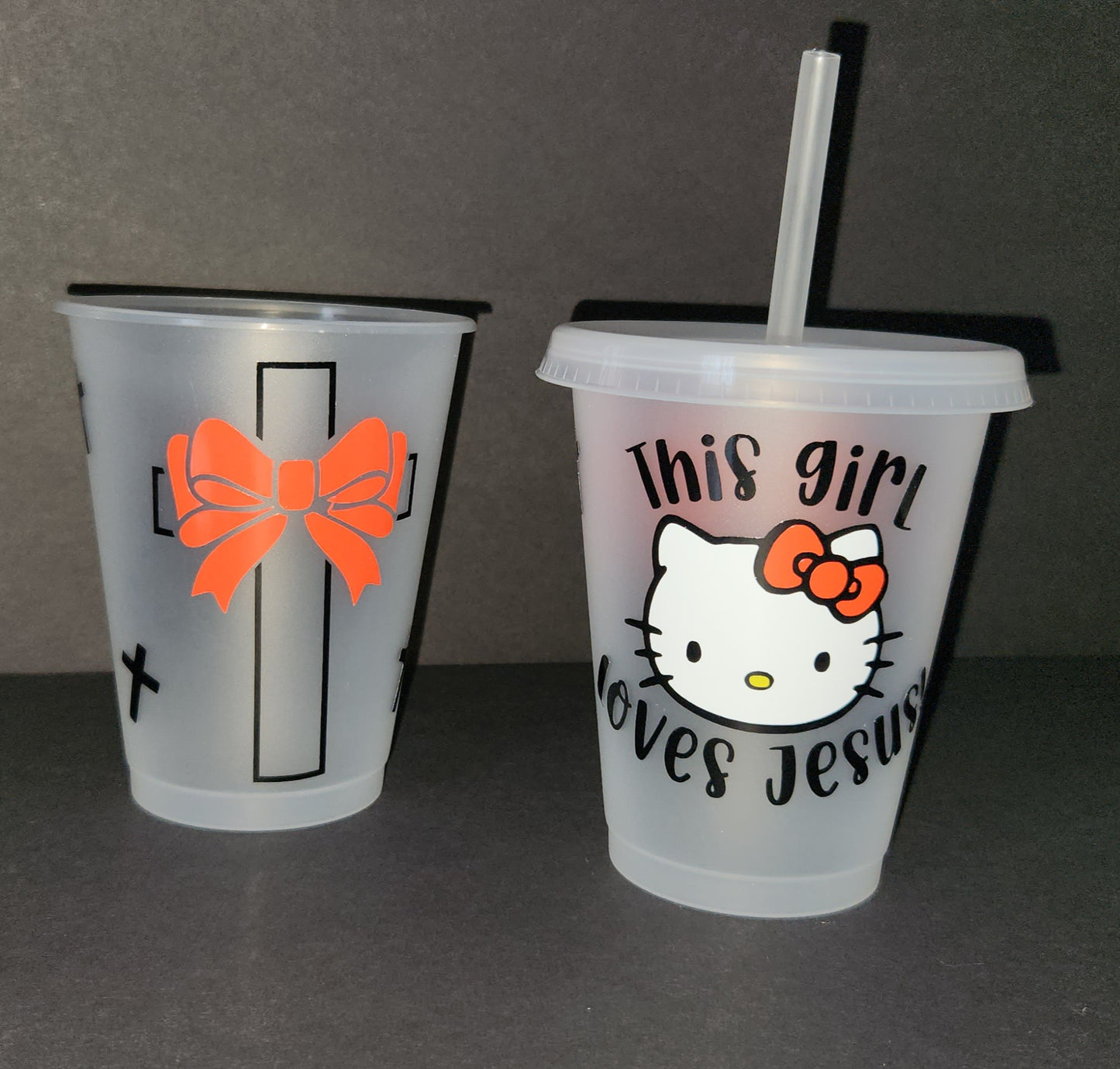 Godly Girl Cups W/Straw