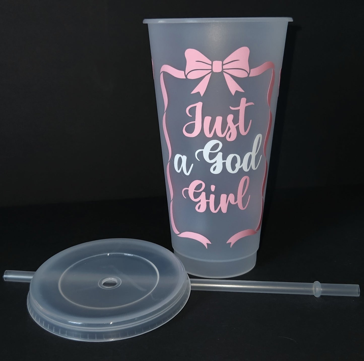 Godly Girl Cups W/Straw