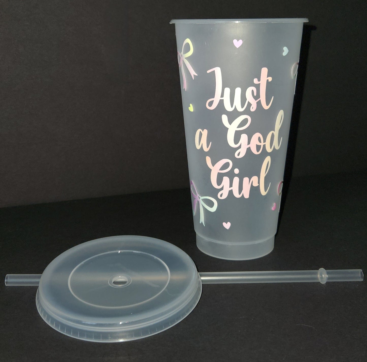Godly Girl Cups W/Straw