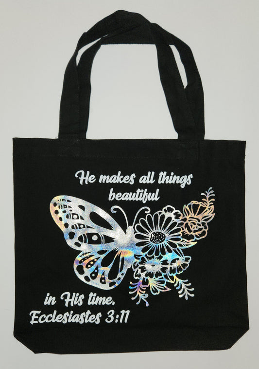 "HE MAKES ALL THING BEAUTIFUL" Ladies Tote Bag