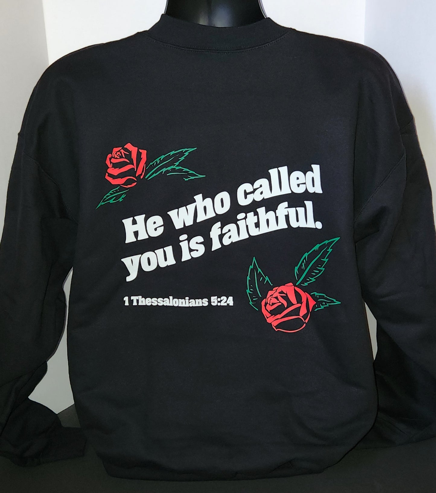 "HE WHO CALLED YOU IS FAITHFUL" Crewneck (Unisex)