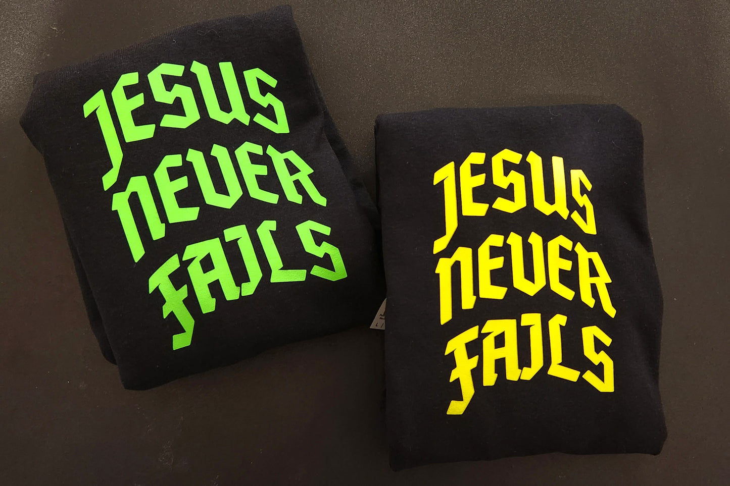 "JESUS NEVER FAILS" Unisex T-Shirt