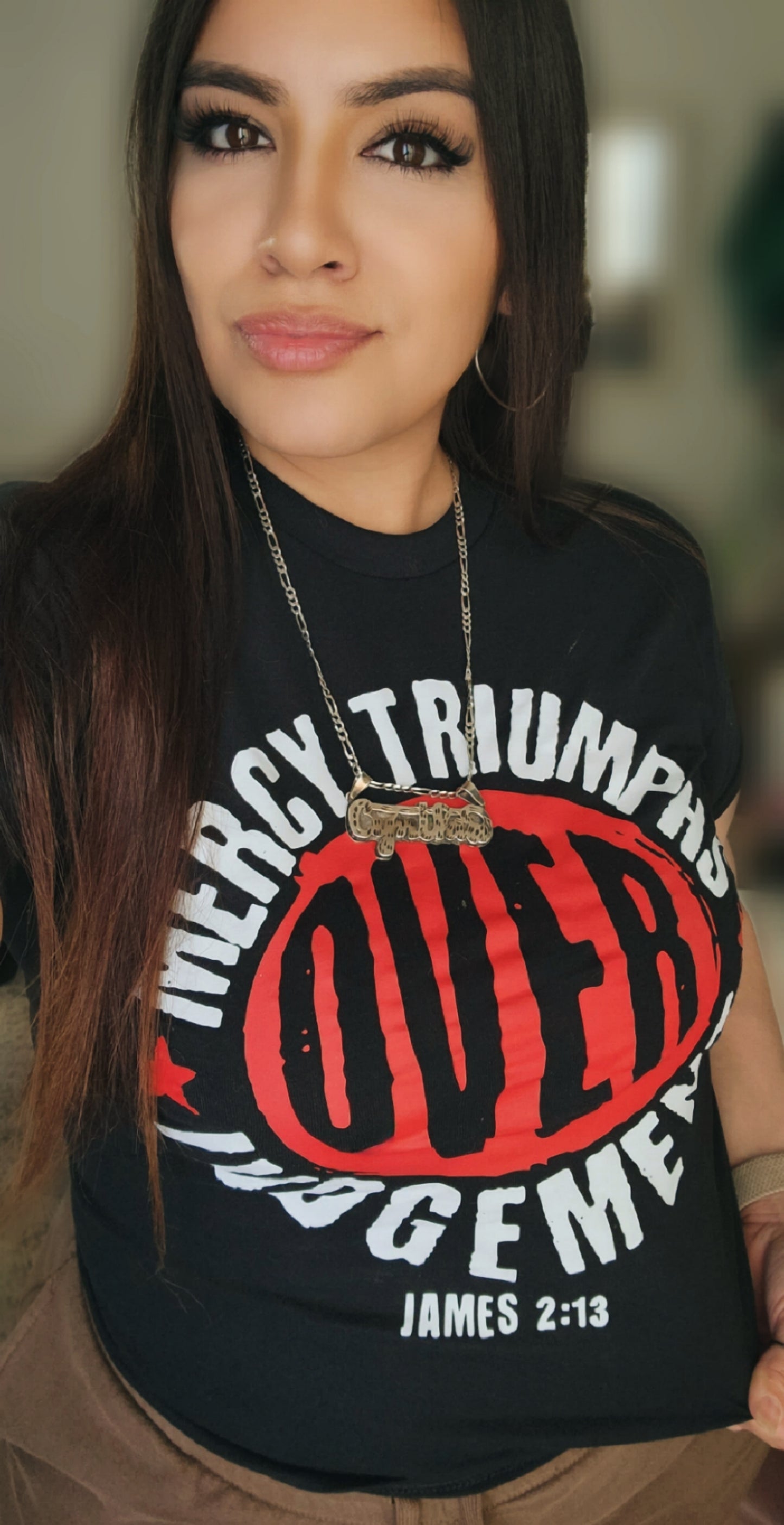 "MERCY TRIUMPHS OVER JUDGEMENT"  T-Shirt (unisex)