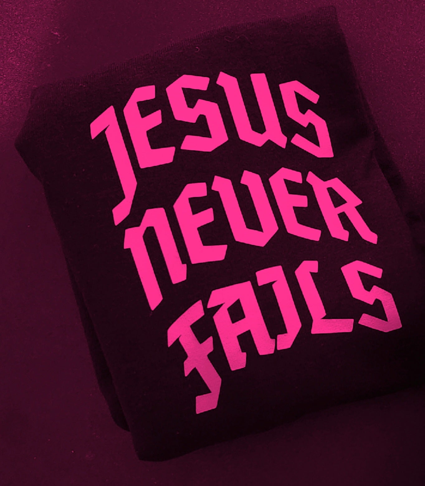 "JESUS NEVER FAILS" Unisex T-Shirt