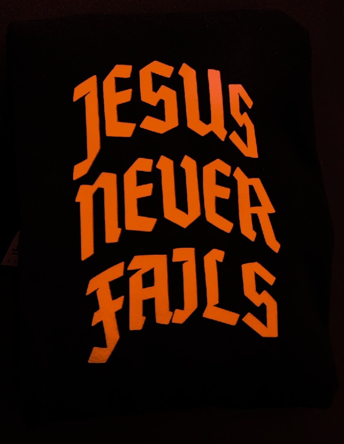 "JESUS NEVER FAILS" Unisex T-Shirt